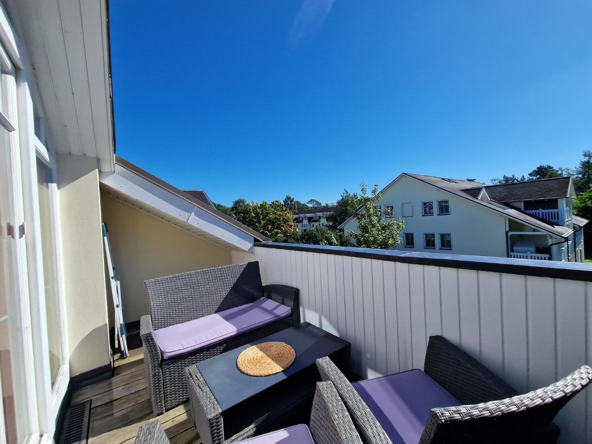 Duenenpark Binz - Komfortplus Ferienwohnung Mit 1 Schlafzimmer Und Balkon Im Dachgeschoss 231 Dış mekan fotoğraf